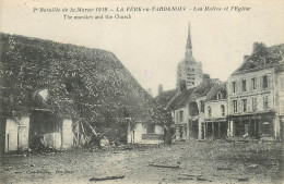 02* FERE EN TARDENOIS Ruines Halle Et Eglise WW1     RL19,0915 - War 1914-18