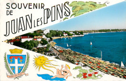 06* JUAN LES PINS  Souvenir – Plage   (CPSM 9x14cm)     RL19,1332 - Juan-les-Pins