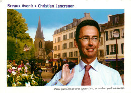 92* SCEAUX   Elections Municipales 2008  «  Christian Lancrenon »   (CPM 10x15cm)  RL19,1918 - Sceaux