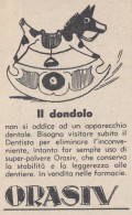 ORASIV - Vignetta - 1958 Pubblicità Epoca - Vintage Advertising - Advertising