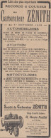 Carburateur Zénith - 1920 Vintage Advertising - Pubblicità Epoca - Advertising