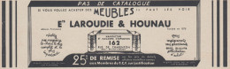 Meubles LAROUDIE & HOUNAU - 1936 Vintage Advertising - Pubblicità Epoca - Advertising
