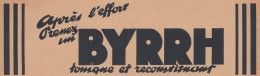 Tonique BYRRH - 1936 Vintage Advertising - Pubblicità Epoca - Advertising