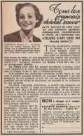 Societé Sadacs - Paris - 1938 Vintage Advertising - Pubblicità Epoca - Werbung