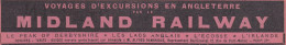Midland Railway - 1908 Vintage Advertising - Pubblicità Epoca - Werbung