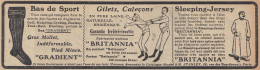 BRITANNIA - 1908 Vintage Advertising - Pubblicità Epoca - Werbung