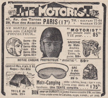 THE MOTORIST - Paris - 1930 Vintage Advertising - Pubblicità Epoca - Publicités