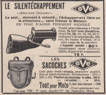 Les Sacoches EVE - 1930 Vintage Advertising - Pubblicità Epoca - Publicités