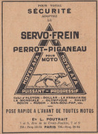 Servo-Frein PERROT PIGANEAU - 1930 Vintage Advertising - Pubblicità Epoca - Publicités