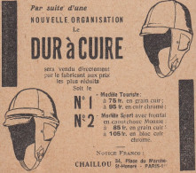 Le Dur à Cuire - Chaillou - 1930 Vintage Advertising - Pubblicità Epoca - Publicités