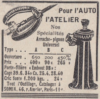 Arrache Pignons UNIVERSEL - 1931 Vintage Advertising - Pubblicità  - Advertising