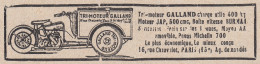 Tri-Moteur GALLAND - 1930 Vintage Advertising - Pubblicità Epoca - Publicités