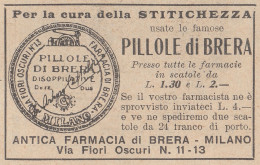 Pillole Di Brera - 1930 Pubblicità Epoca - Vintage Advertising - Publicités