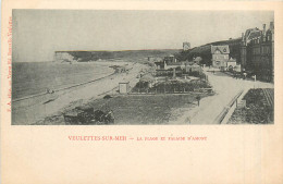 76* VEULETTES S/MER Plage Et Falaises D Amont     RL38.0997 - Autres & Non Classés