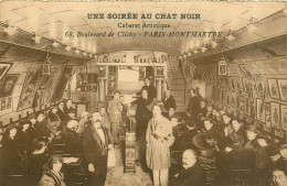75* PARIS   Bd De Clichy – Soiree Au « chat Noir »   RL38.0823 - District 18