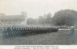 75* PARIS Longchamp – Souverains Belges  1910 – La Revue     RL38.0659 - Arrondissement: 16