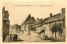 76* VEULES LES ROSES   La Grande Rue Vers  1880     RL38.1115 - Veules Les Roses