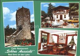 71932135 Bad Ems Cafe Restaurant Schoene Aussicht Aussichtsturm Bad Ems - Bad Ems