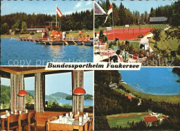 71932123 Faak Am See Finkenstein Bundessportheim Faakersee Restaurant Badesteg T - Autres & Non Classés