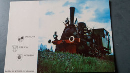 CPSM TRAIN FOKLORIQUE DE ROSHEIM A OTTROTT LOCO TENDER SERIE T3 1906 ATELIERS DE BORSIG BERLIN REPRO P ANDERHALT - Eisenbahnen