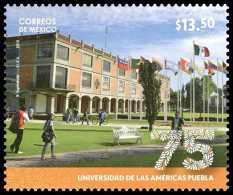 2015 MÉXICO 75 Aniv. De La Universidad De Las Américas De Puebla MNH College, Education, FLAGS University PUEBLA - Mexico