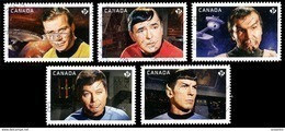 Canada (Scott No.2917-21 - Star Trek) (o) - Gebraucht