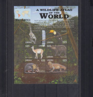 Liberia - 2001 - Wildlife Of The World - Yv 3283/88 - Other & Unclassified