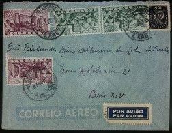 1945 - CASTELOS DE PORTUGAL - MARCOFILIA - LISBOA NORTE / EXACTOR - Marcofilie