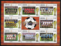 Liberia - 2002 - Soccer World Cup: Japan Korea - Yv 3822/29 - 2002 – Corea Del Sud / Giappone