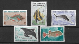 French Somali Coast, Cote Des Somalis 1959 Fishes MNH - Somalia (1960-...)