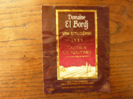 Domaine El Bordj - Vin D'Algérie - 1989 - Office National De Commercialisation Des Produits Viti Vinicoles - Rotwein