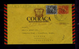 Sp10632 PORTUGAL "Couraça" Portuguese Organization Perfumary Santé Health Dental-past Mailed 1961 London - Autres & Non Classés