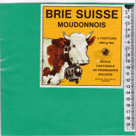 C1417 FROMAGE BRIE SUISSE 4 PORTIONS  ECOLE CANTONALE DE FROMAGERIE MOUDON - Fromage