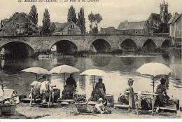 Moret-sur-Loing - Le Pont Et Les Laveuses - CPR Cartes D'Autrefois - Moret Sur Loing