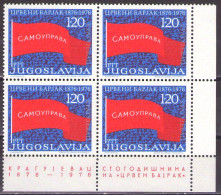 Yugoslavia 1976 - 100 Years Of "Red Flag" - Mi 1632 - MNH**VF - Unused Stamps