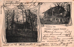 Draskoczy Villa & Bulyi Villa, 1907, Losoncz. Lucenec, Udvozlet A Losonczi Furdobol, Slovakia, Slovinsko, Karmans - Slovakia