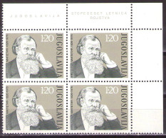 Yugoslavia 1976 - 150 Years Of Birth Of Svetozar Miletic - Mi 1633 - MNH**VF - Unused Stamps