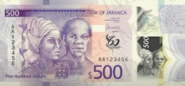 Jamaica 500 Dollars, 2022 P98 - Jamaique