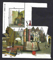 Pays-Bas, Nederland, Netherlands 2006; Mooi Nederland “Deventer”, Stamp Used, CAT On The Edge, Dogs, Bicycles, Spiders, - Hauskatzen