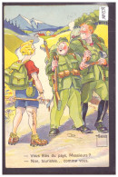 ARMEE SUISSE - HUMOUR MILITAIRE - PAR MINOUVIS - TB - Andere & Zonder Classificatie