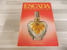 Reclame Advertentie Uit Oud Tijdschrift 1992 - Collection Parfum ESCADA De Margaretha Ley - Publicités