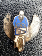 Insigne Ancien De Cyclisme Bayonne Années 30 "AB - Club Omnisports De L'Aviron Bayonnais - Section Cyclisme" - Cycling