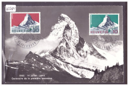 ZERMATT - MATTERHORN - CERVIN - CARTE MAXIMUM - TB - Zermatt