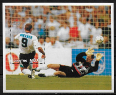 Lesotho - 1997 - World Cup France: Shearer, England - Yv Bf 124 - 1998 – France