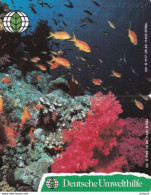 GERMANY(chip) - Puzzle Of 2 Cards, German Environmental Aid/Coral Reef-Fish(O 1117-1118), Tirage 11400, 06/94, Mint - O-Series : Customers Sets