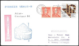 US Space Cover 1978. Multiprobe "Pioneer Venus 2" Launch. KSC - Etats-Unis