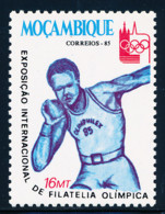 Mozambique - 1985 - Olympic Philately - MNH - Mozambico