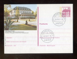 "BUNDESREPUBLIK DEUTSCHLAND" 1987, Bildpostkarte Mit Bildgleichem Stempel Ex "GELSENKIRCHEN" (R2152) - Illustrated Postcards - Used