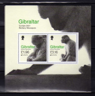 Gibraltar - 2021 -  BF - Singes -Barbary Macaques - Neuf** - MNH - Gibraltar