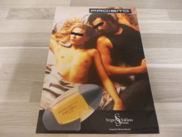 Reclame Advertentie Uit Oud Tijdschrift 1992 - Proibito For Men - Sergio SS Soldano Parfum By Bruno Bozzini - Publicités